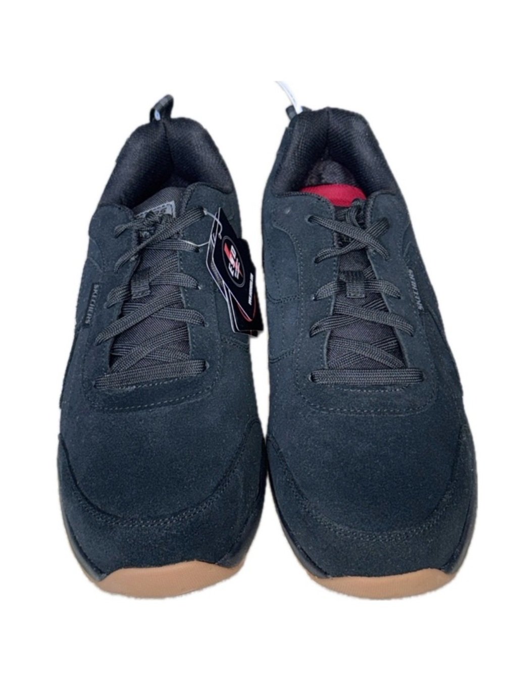 👟🏭 SKECHERS NWT Work Carbon Nano Toe Safety Air Cooled Sneakers Black Men’s 12